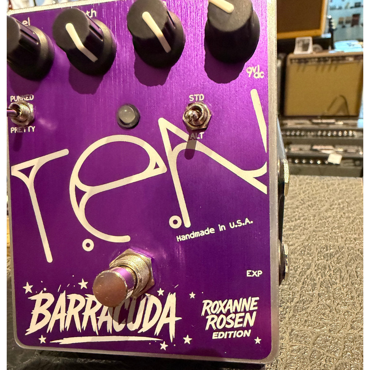 Ten Effects Roxanne Rosen Punked Out Pretty Edition Howard Leese Barracuda Analog Flanger Pedal