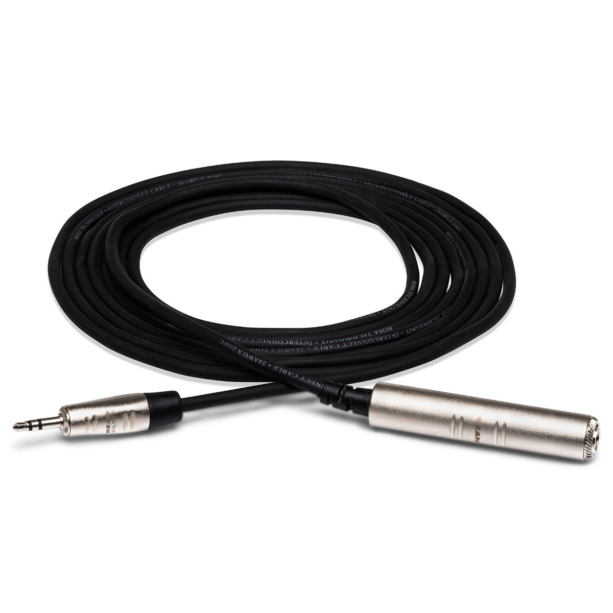Hosa HXSM-025 1/4in TRS to 3.5mm TRS Pro Headphone Adapter Cable - 25ft