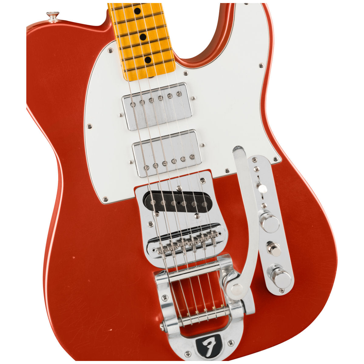 Fender Stories Collection Mike Campbell Red Dog Telecaster® Electric Guitar - Maple Fingerboard - Red Dog Red