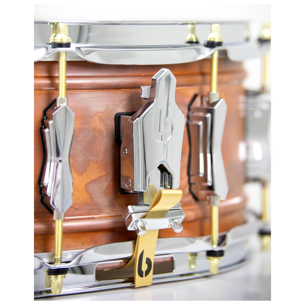 British Drum Co FB-14-60-SN Firebird Series Copper Over Brass Snare - 6in x 14in