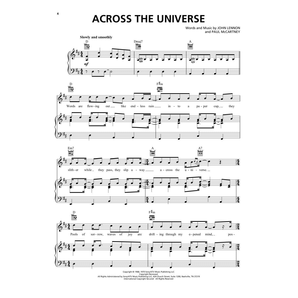 Hal Leonard The Beatles Sheet Music Collection - Piano/Vocal/Guitar Artist Songbook - Softcover - Bananas at Large®