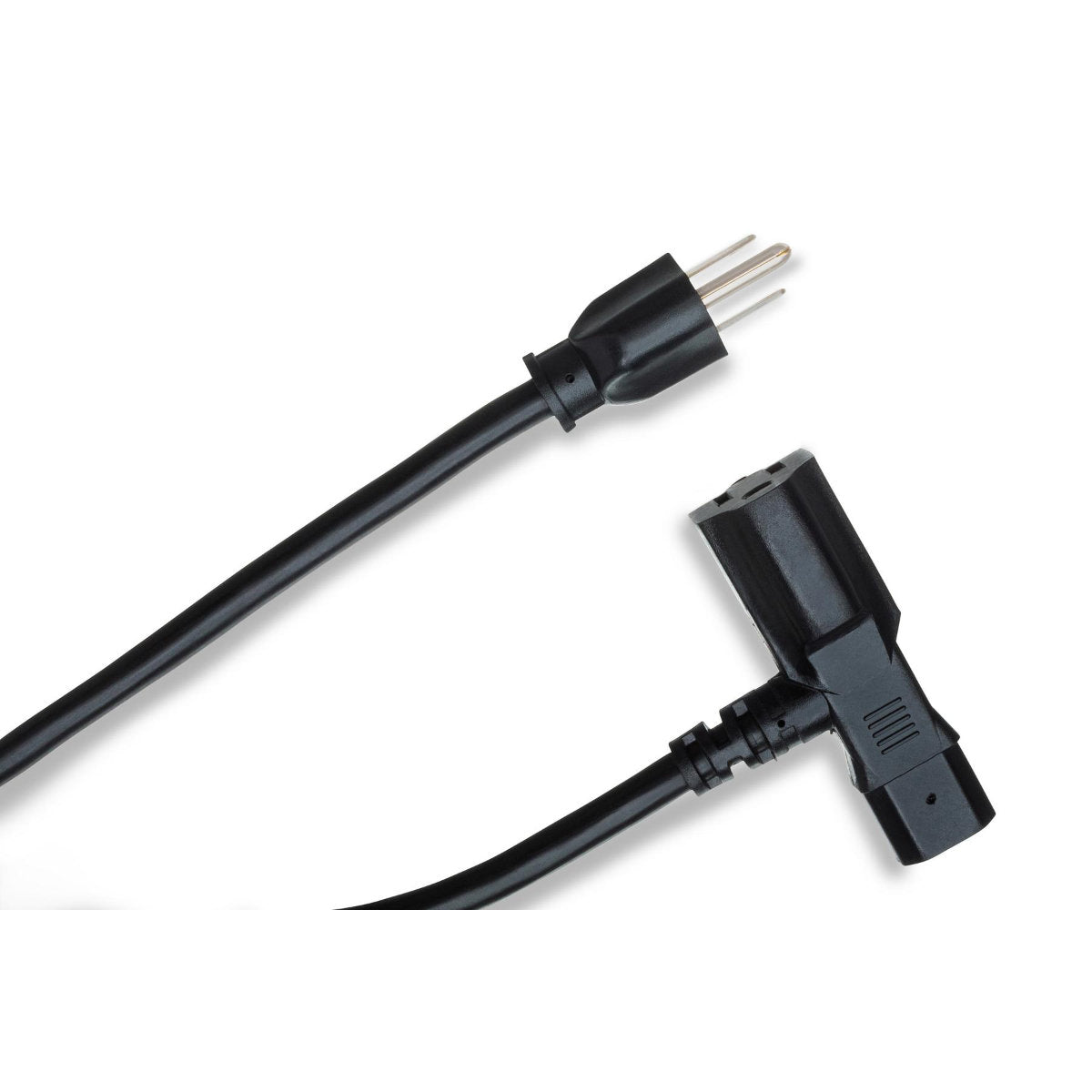 HOSA PWD-402 Power Cord - Piggyback IEC C13 to NEMA 5-15P - 1 ft