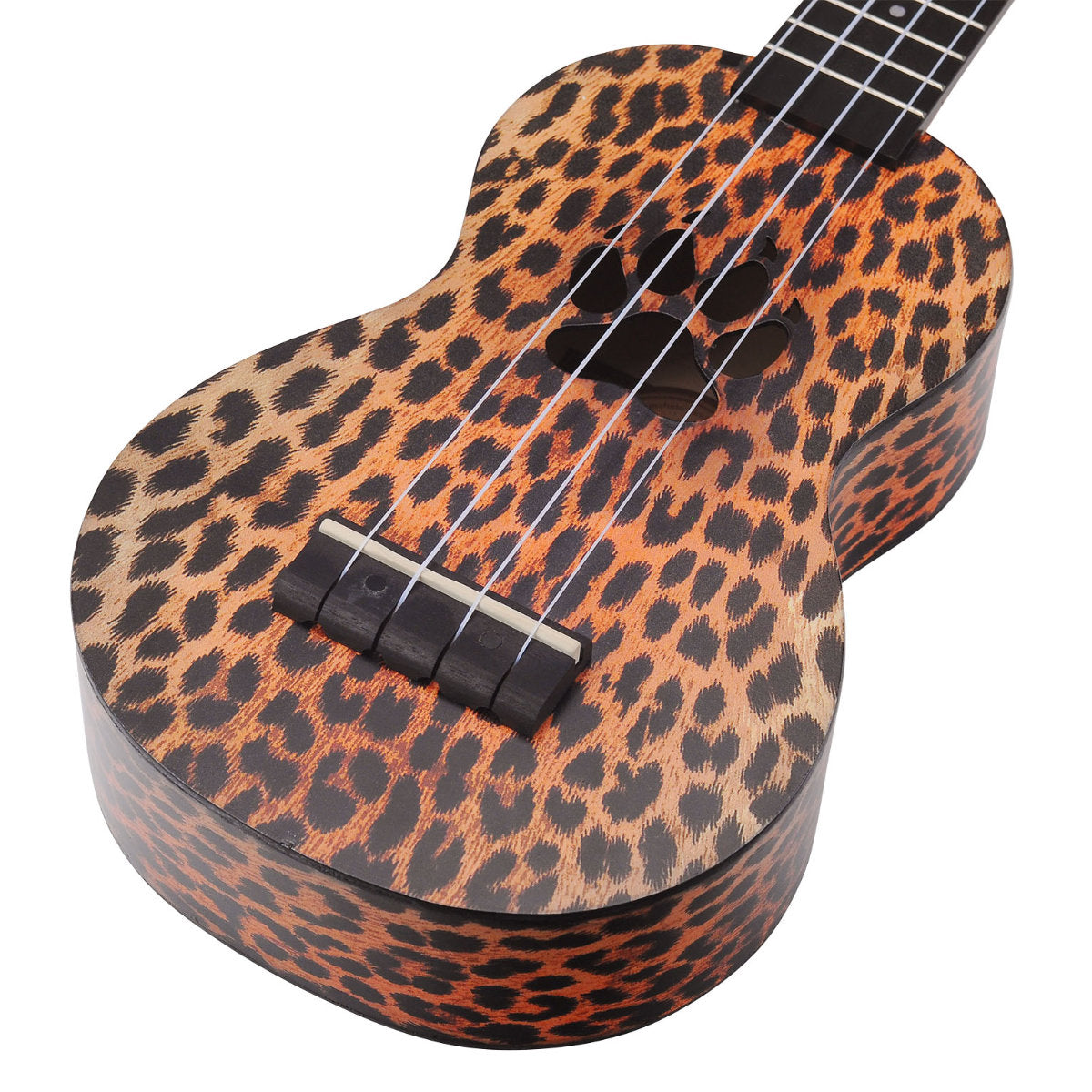 Mahalo MA1CH Art II Series Soprano Ukulele - Cheetah Motiff