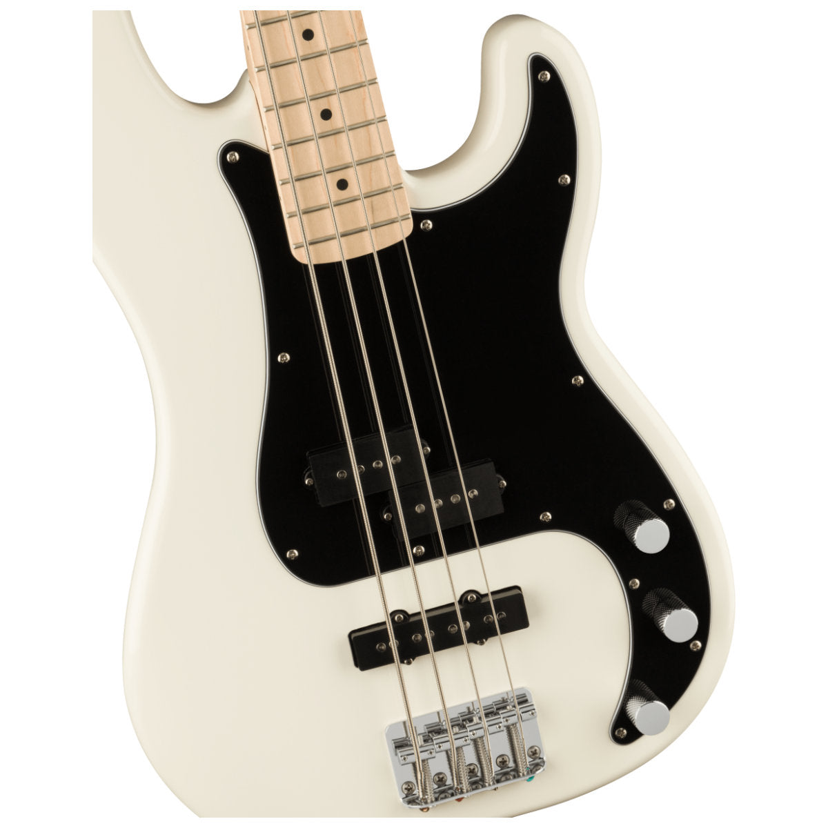Fender Squier Affinity Precision Bass PJ, Maple Fingerboard, Black Pickguard - Olympic White