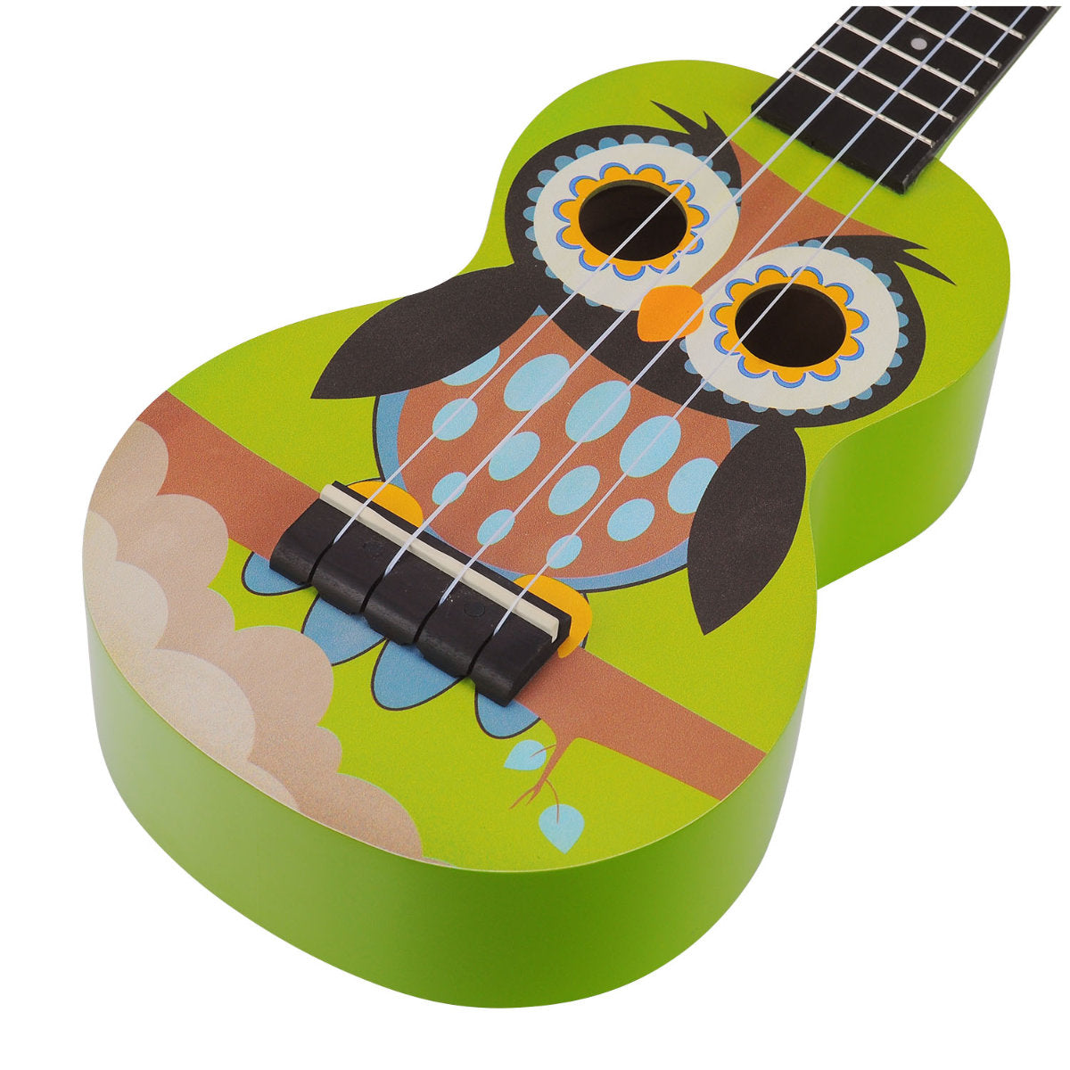 Mahalo MA1WL Art II Series Soprano Ukulele - Owl Motiff