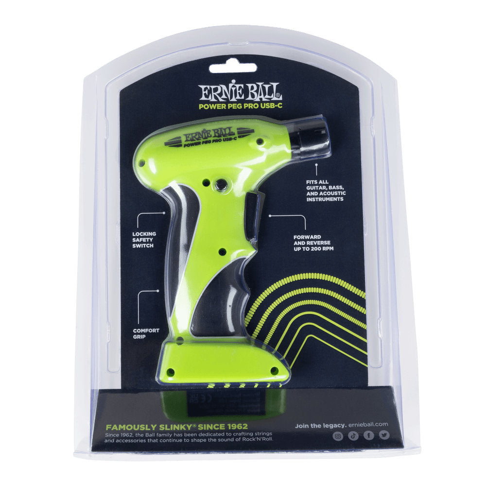 Ernie Ball Power Peg Pro USB-C String Winder - Bananas at Large®