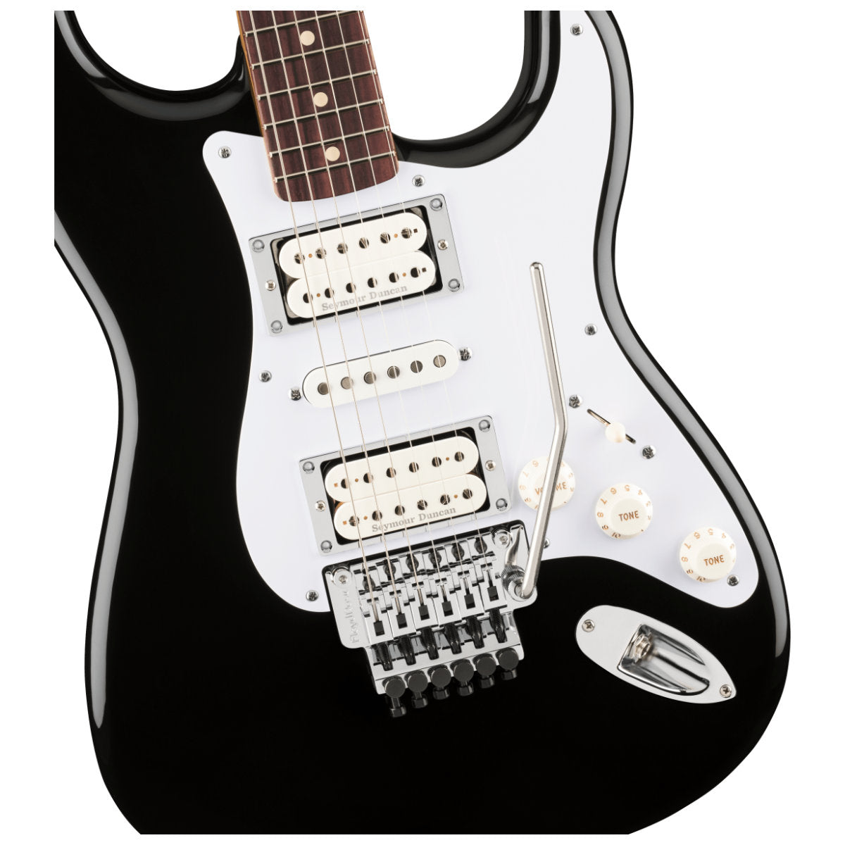 Fender Limited Edition 50th Anniversary Dave Murray Stratocaster Electric Guitar - Rosewood Fingerboard - Black - Bananas at Large®
