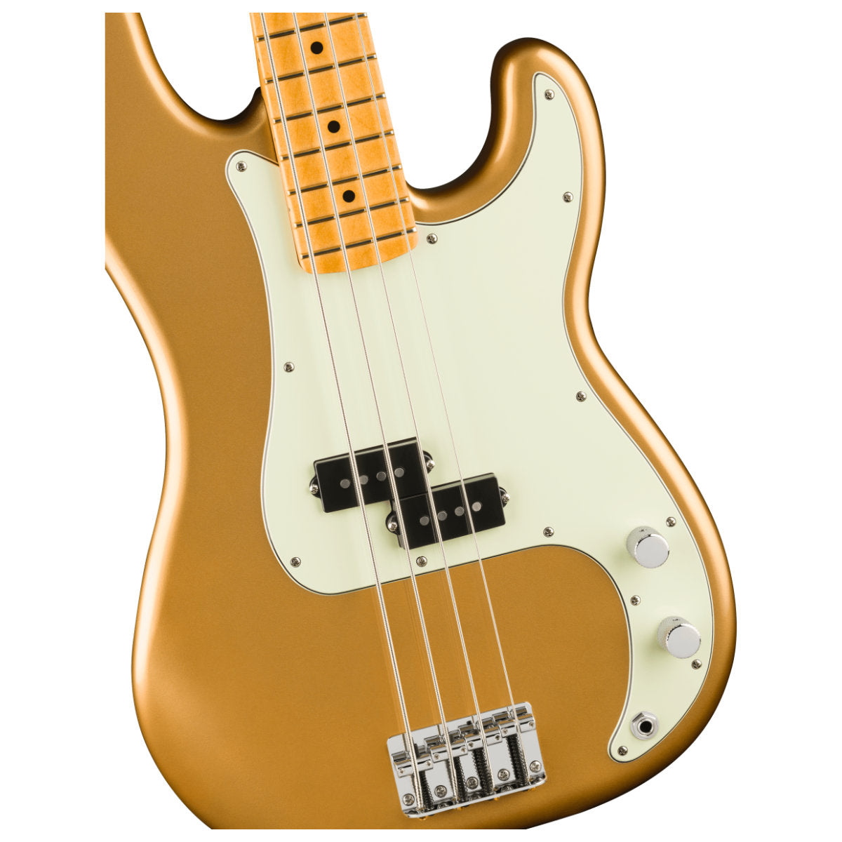 Fender 75th Anniversary Player II Precision Bass - Maple Fingerboard - Aztec Gold
