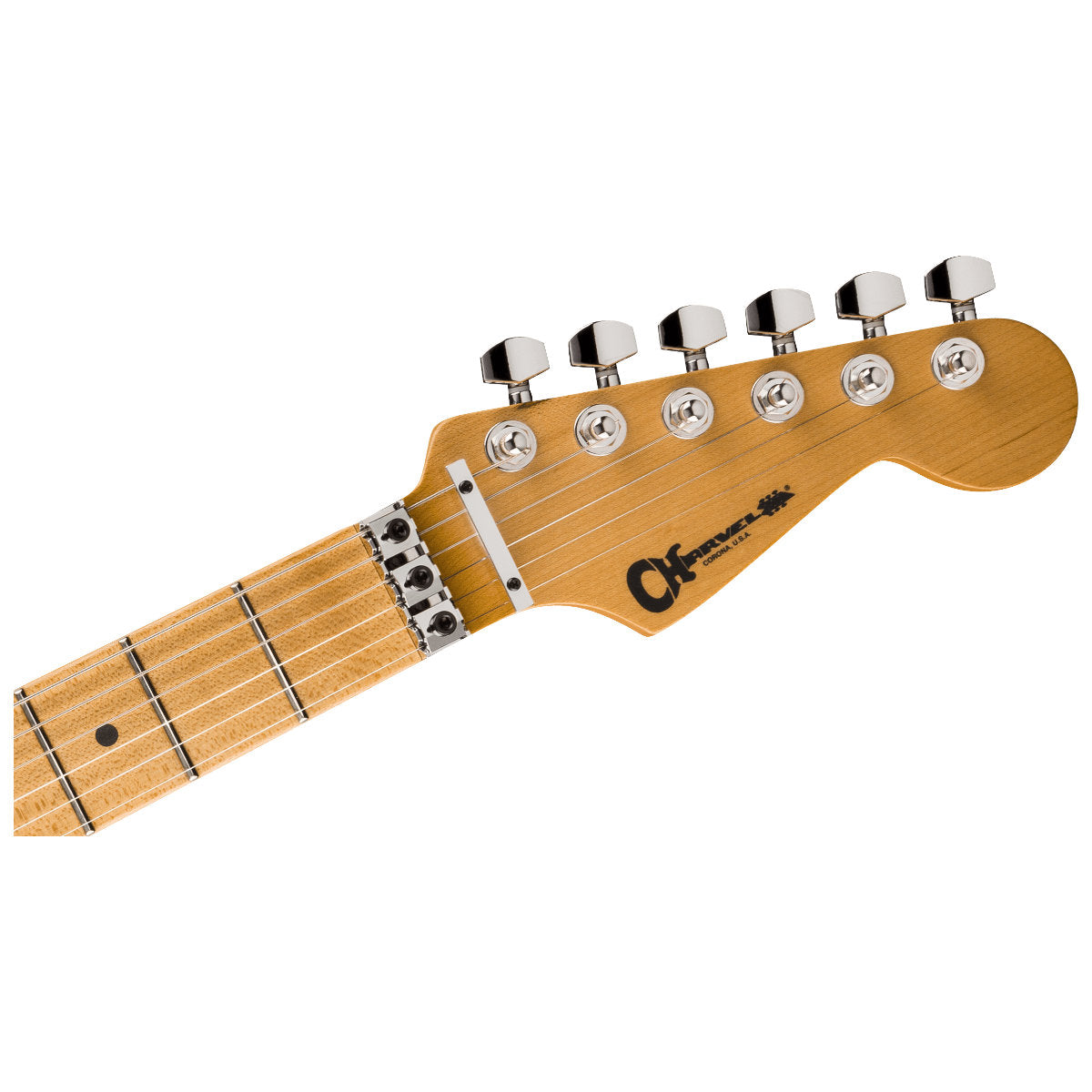 Charvel American Neo-Classic San Dimas SD1 HH FR Electric Guitar - Maple Fingerboard - Ivory Blitz