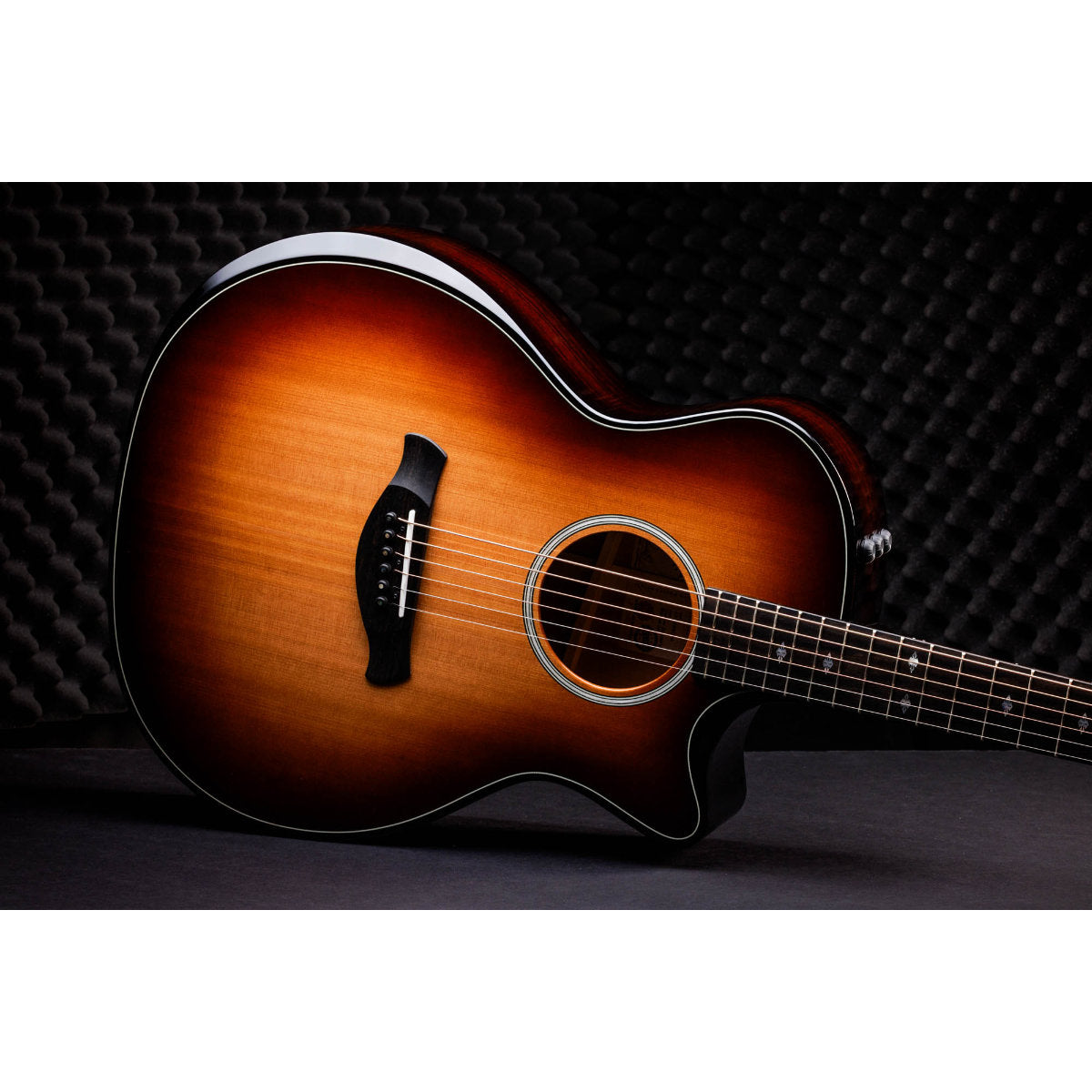 Taylor Custom Shop Limited Edition C14ce C0798 Grand Auditorium Acoustic-Electric Guitar - Striped Western Red Cedar/Mahogany