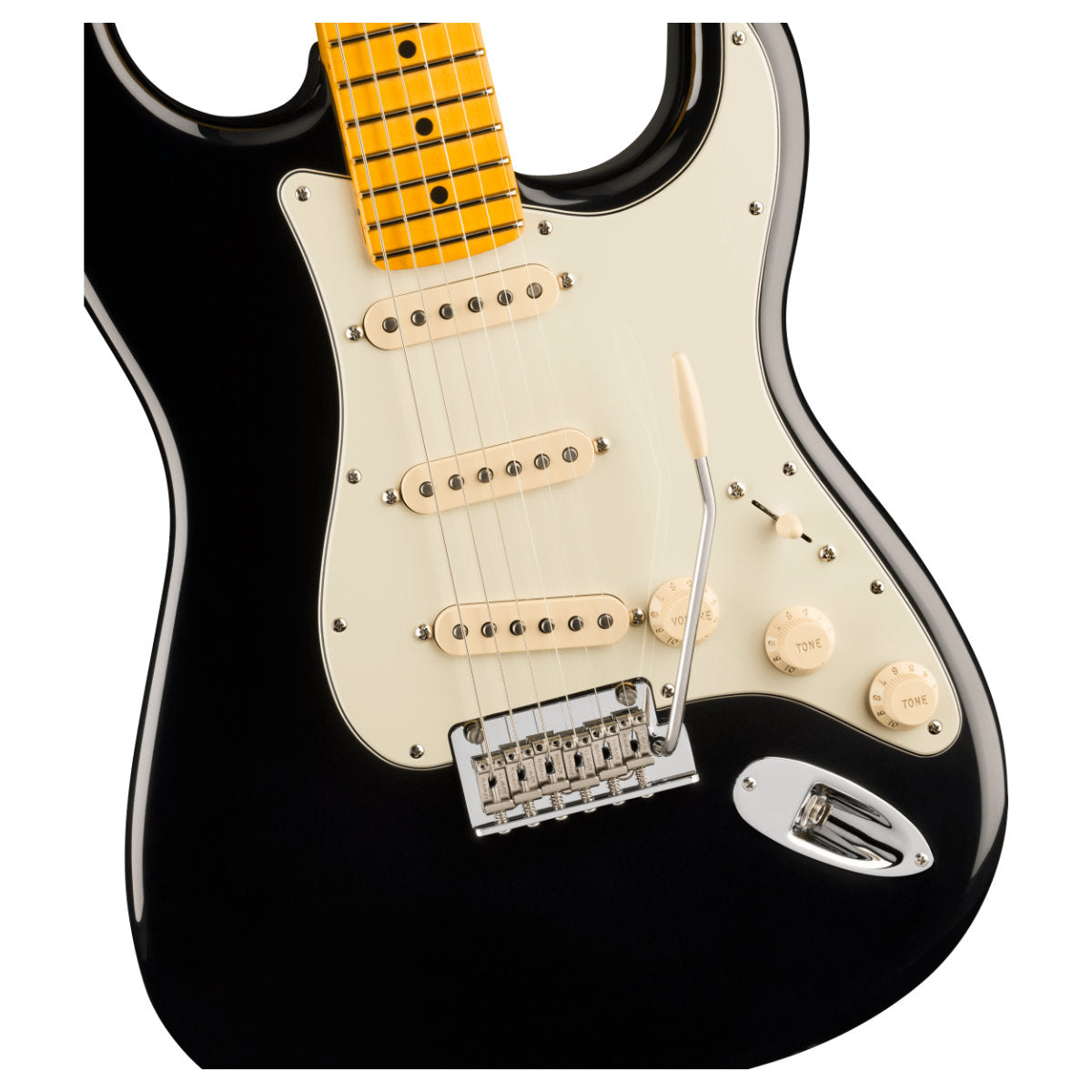 Fender American Professional Stratocaster Electric Guitar - Maple Fingerboard - Black