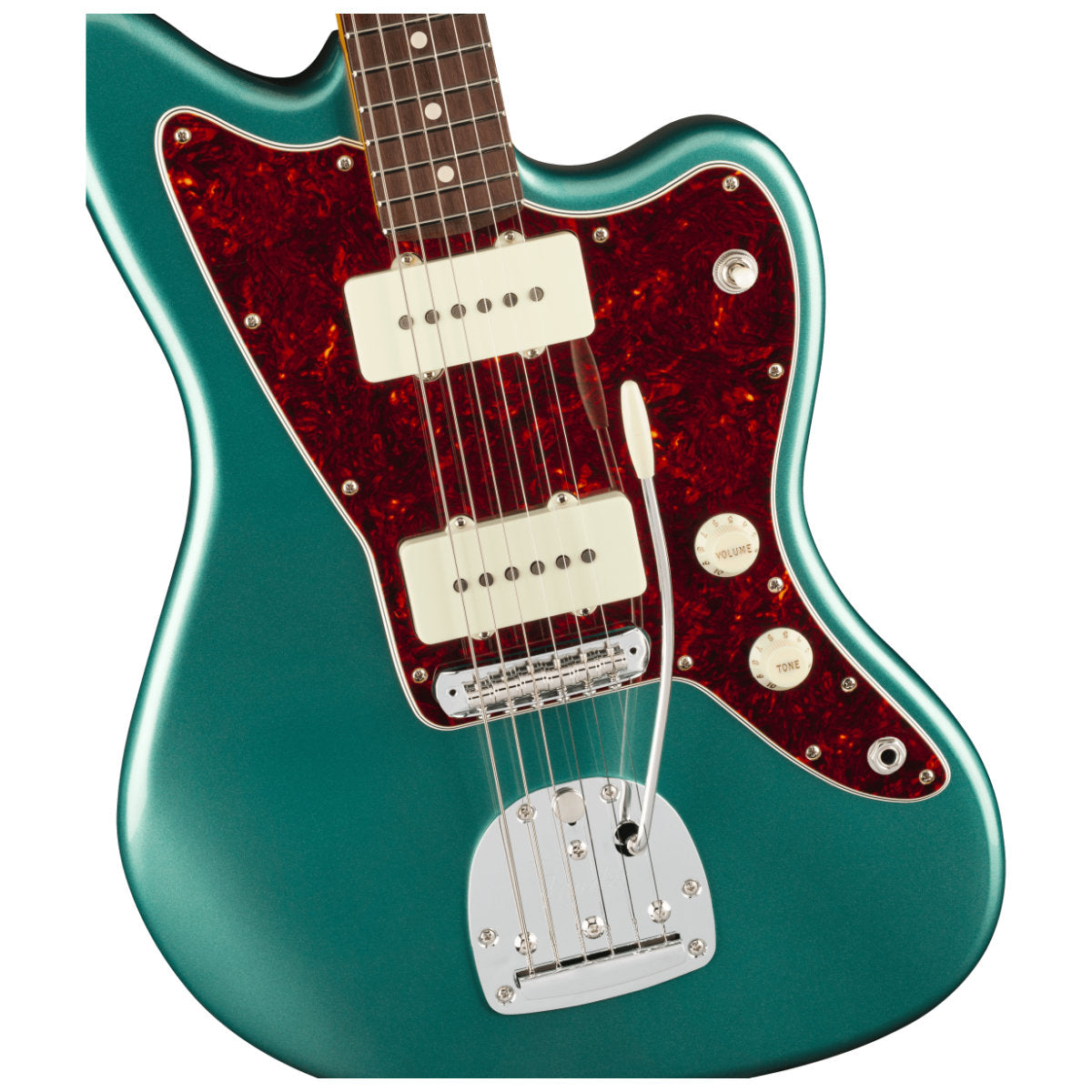 Fender American Professional Classic Jazzmaster® Electric Guitar - Rosewood Fingerboard - Faded Sherwood Green Metallic