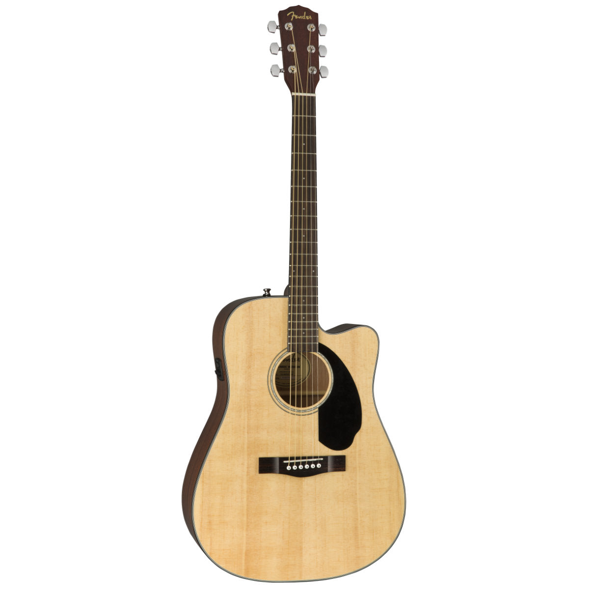 Fender CD-60SCE Solid Top Dreadnought Acoustic-Electric Guitar - Natural