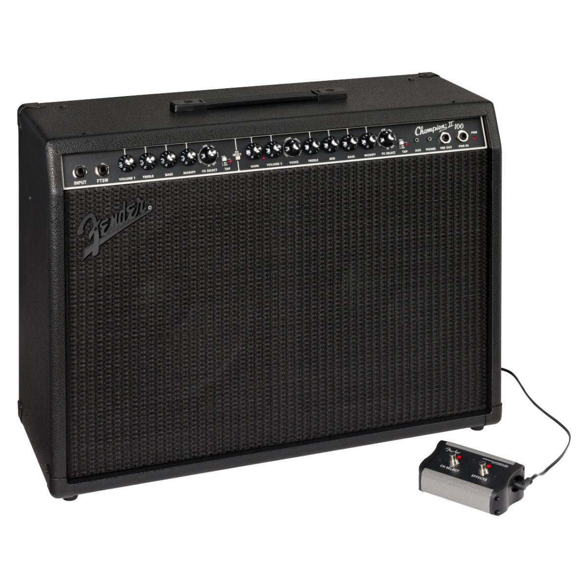 Fender Champion II 100 Blackout Guitar Amplifier - 120V