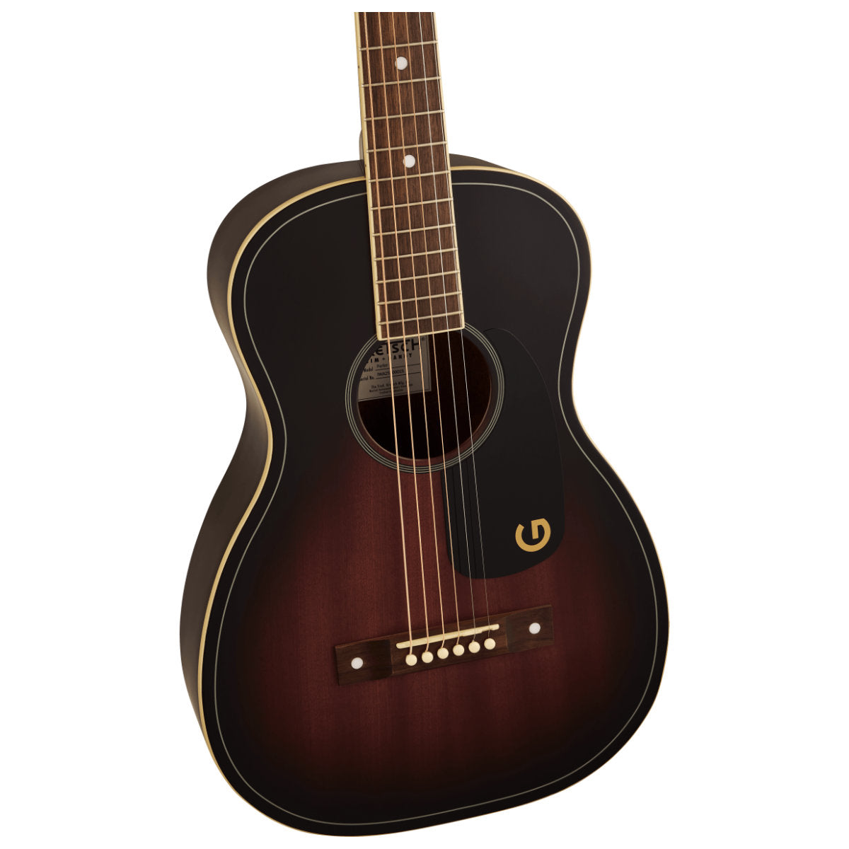 Gretsch Jim Dandy Parlor Acoustic Guitar - Walnut Fingerboard - Deep Cherry Burst