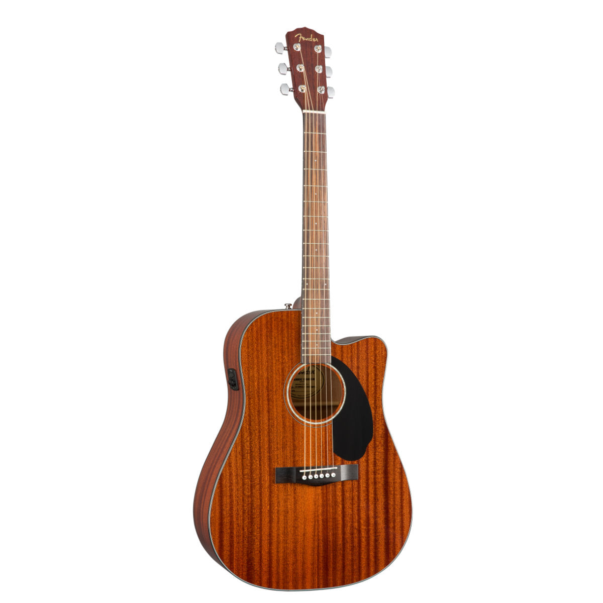 Fender CD-60SCE Solid Top Dreadnought Acoustic-Electric Guitar - All-Mahogany - Bananas at Large®