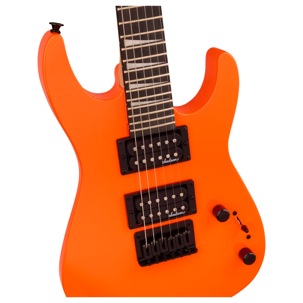 Jackson JS Series Dinky® Minion JS1X Electric Guitar - Amaranth Fingerboard - Safety Orange