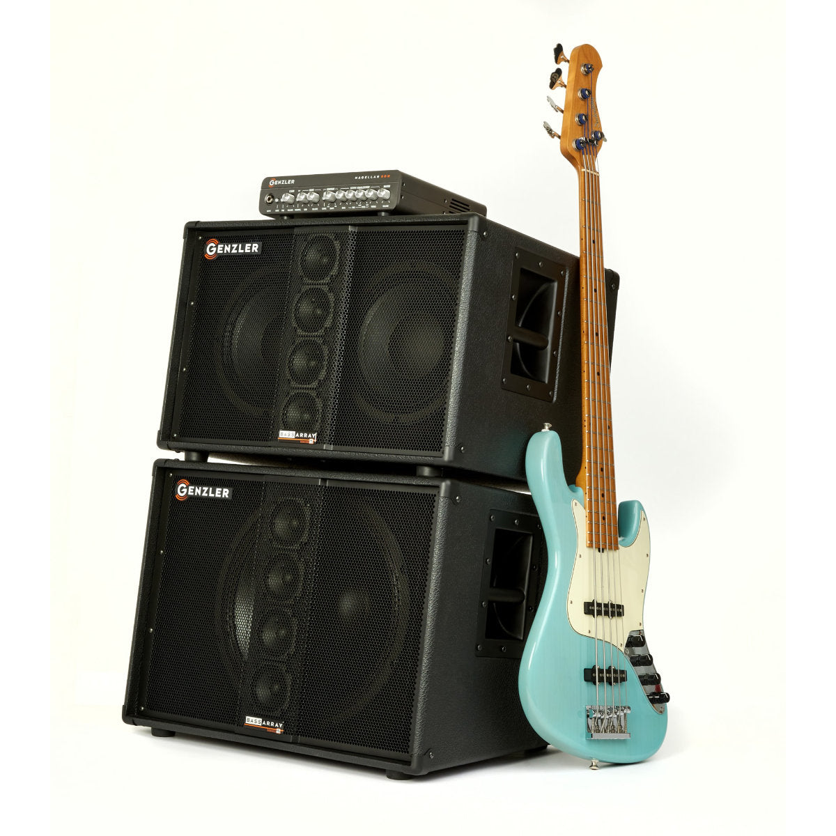 Genzler BA2-115-3SLT Slanted 1x15" Bass Amplification Array - 500W Cabinet