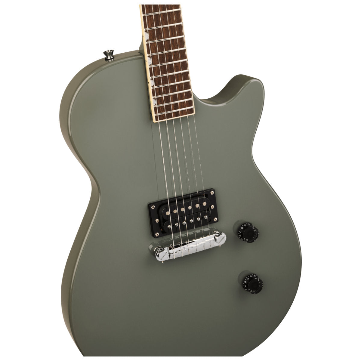 Gretsch Streamliner Jet Club 1 Pickup Electric Guitar - Laurel Fingerboard - Olive Drab