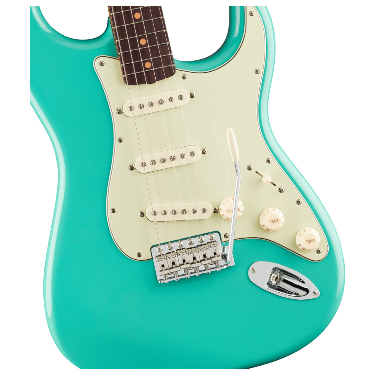 Fender Vintera III Early 60s Stratocaster Electric Guitar - Rosewood Fingerboard - Seafoam Green