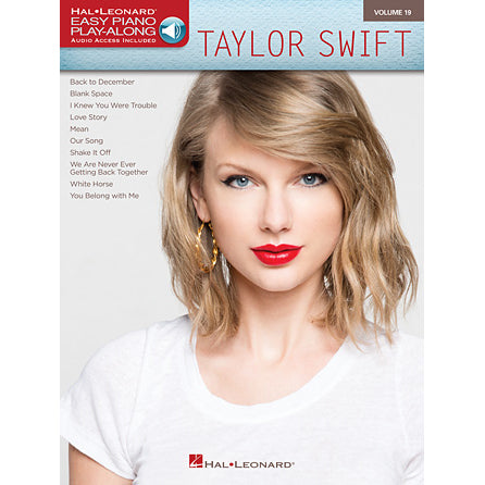 Hal Leonard -  HL00142735 - Taylor Swift Easy Piano Play-Along Volume 19