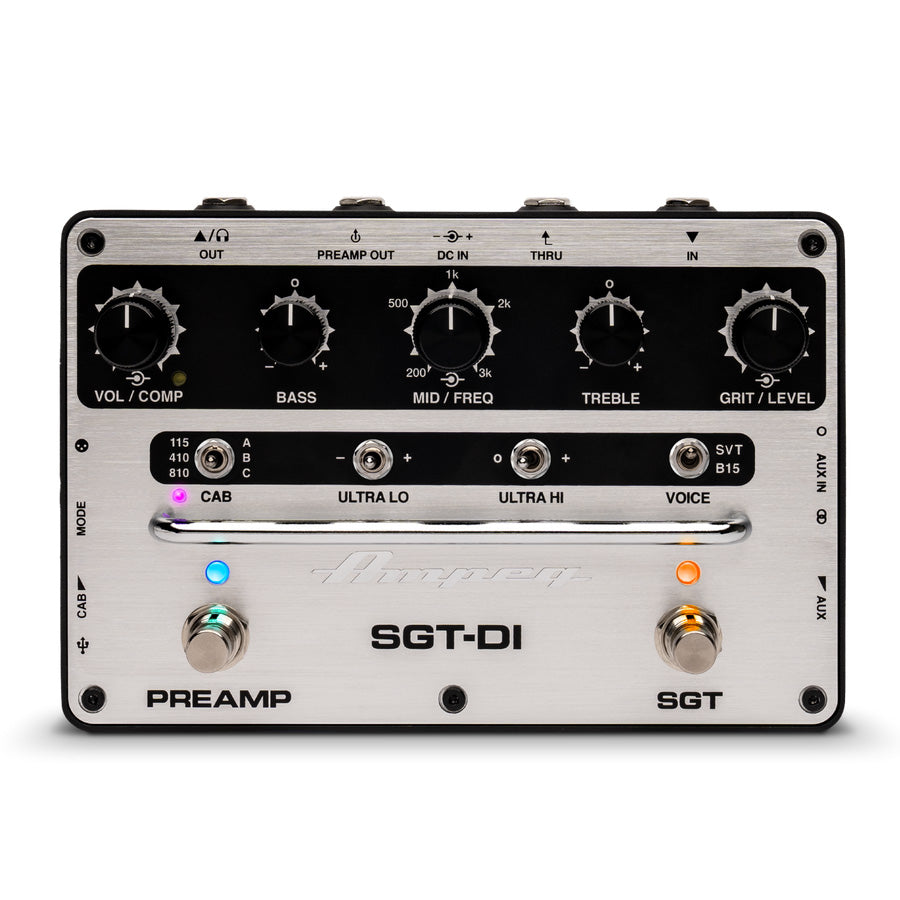 Ampeg SGT-DI Bass Preamp and DI Pedal - Bananas at Large®