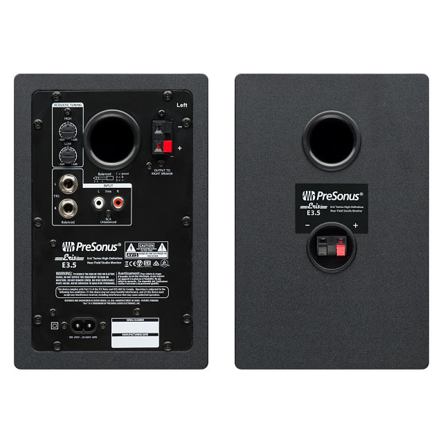 PreSonus Eris 3.5 Studio Monitors (Pair) - Black - Bananas at Large®