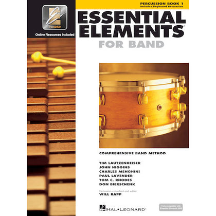 Hal Leonard - HL00862582 - Essential Elements for Band – Percussion/Keyboard Percussion Book 1 with EEi