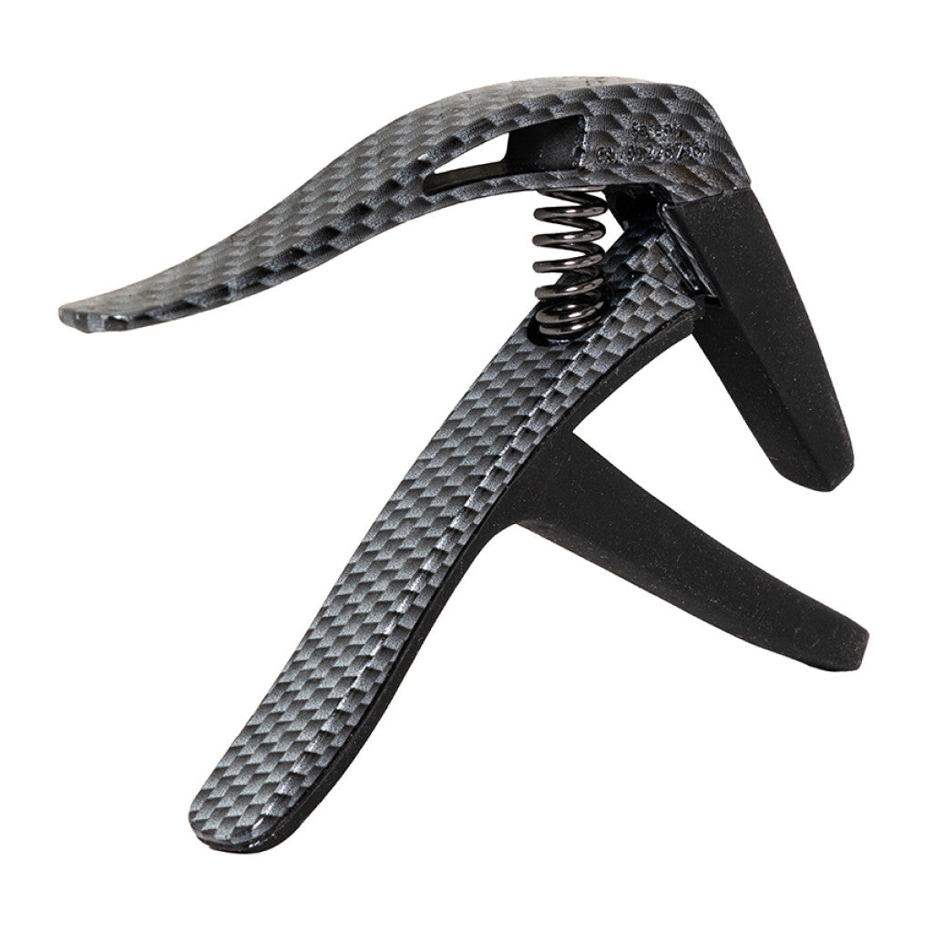 Stagg Curved Trigger Capo For Acoustic or Electric Guitar  - Carbon