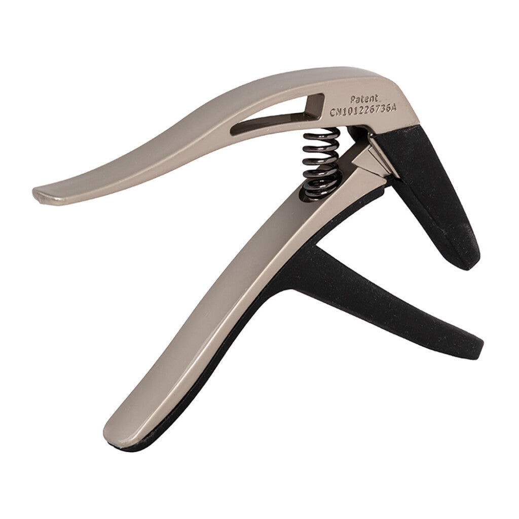 Stagg Curved Trigger Capo for Acoustic/Electric Guitar - Beige