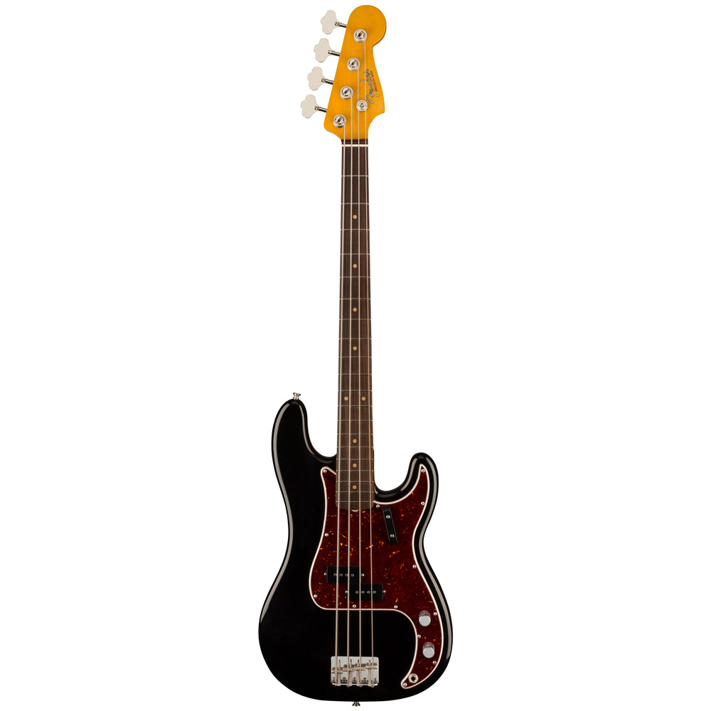 Fender American Vintage II 60 Precision Electric Bass - Slab Rosewood Fingerboard - Black