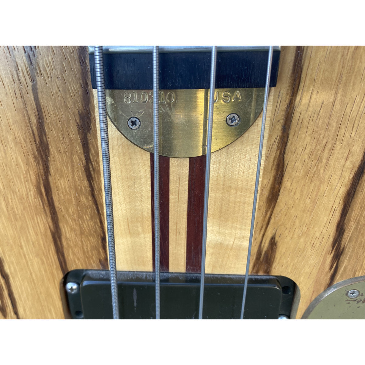 Alembic Zebrawood 4-String Bass w/ Bag (Pre-Owned) - Bananas at Large®