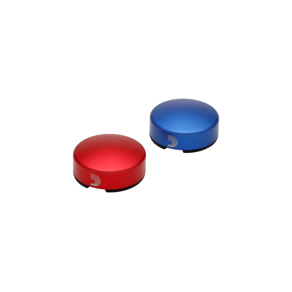 D'Addario XPND Footswitch Toppers - 2-Pack w/ 1 Blue & 1 Red
