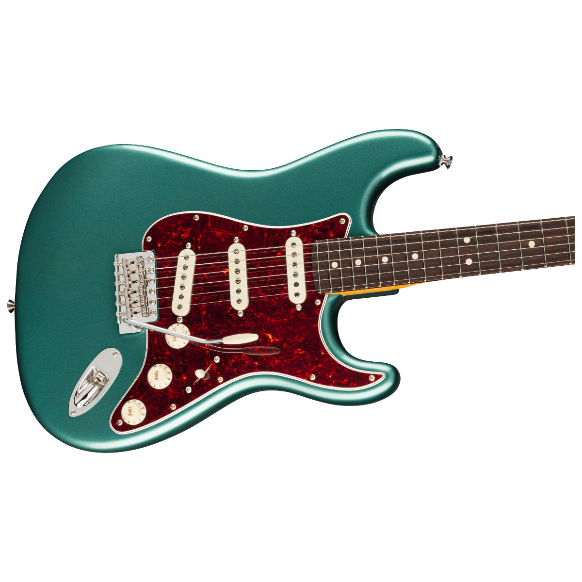 Fender American Professional Classic Stratocaster® Electric Guitar - Rosewood Fingerboard - Faded Sherwood Green Metallic