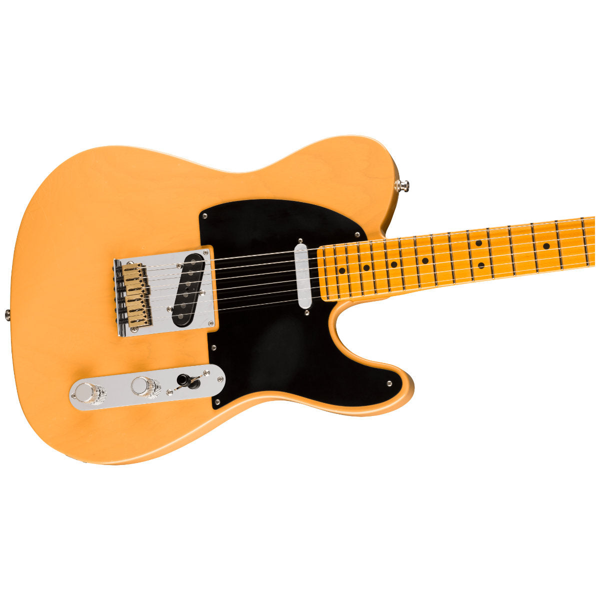 Fender American Ultra Luxe Vintage '50s Telecaster® Electric Guitar - Maple Fingerboard - Butterscotch Blonde - Bananas at Large®