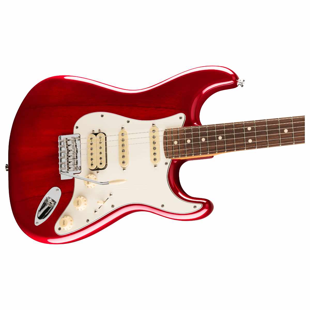 Fender Player II Stratocaster HSS Electric Guitar - Rosewood Fingerboard - Transparent Cherry Burst