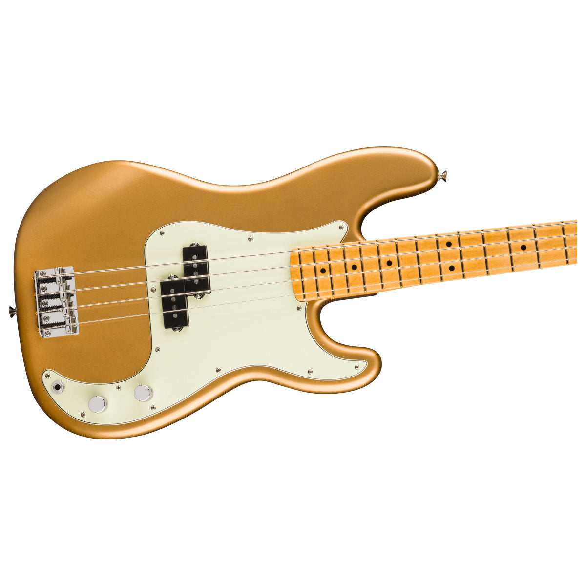Fender 75th Anniversary Player II Precision Bass - Maple Fingerboard - Aztec Gold