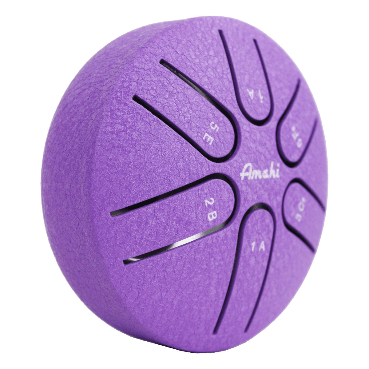 Amahi Steel Tongue Drum w/ Carry Bag - 3in - Purple