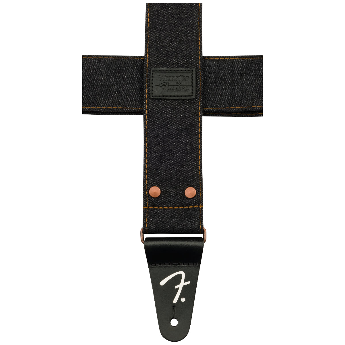 Fender x Wrangler Denim Guitar Strap - Black