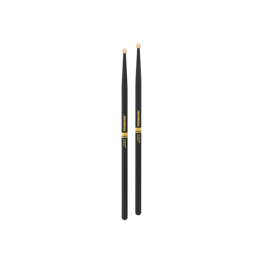 ProMark Rebound 5A ActiveGrip Hickory Drumsticks - Acorn Wood Tip - 2 Pack