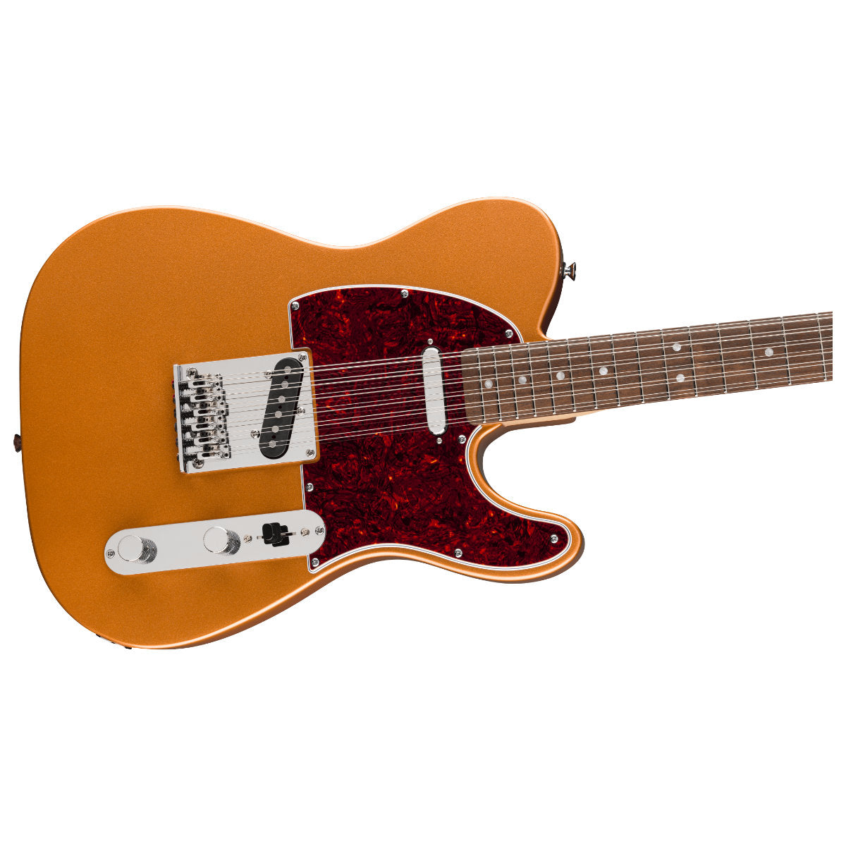 Squier Paranormal Troy Van Leeuwen Telecaster XII 12-String Electric Guitar - Laurel Fingerboard - Tortoiseshell Pickguard - Copper