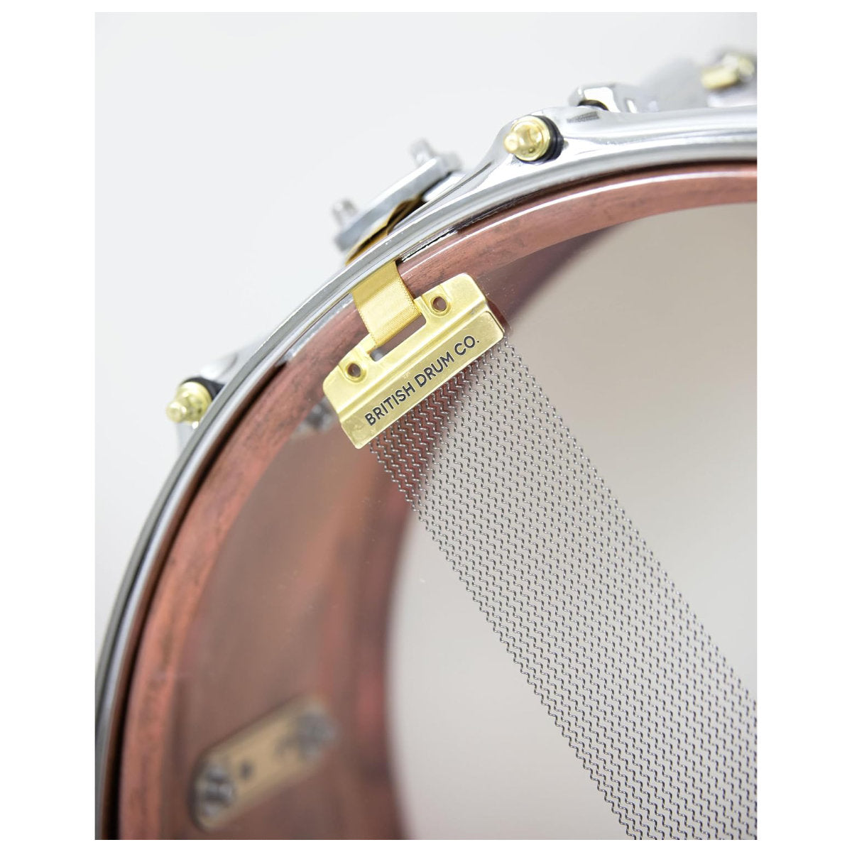 British Drum Co FB-14-60-SN Firebird Series Copper Over Brass Snare - 6in x 14in