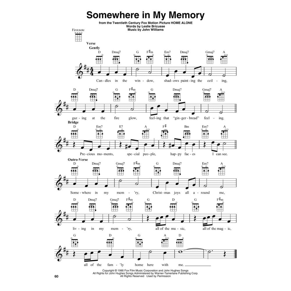 Hal Leonard A Sentimental Christmas for Ukulele - Ukulele Songbook Softcover