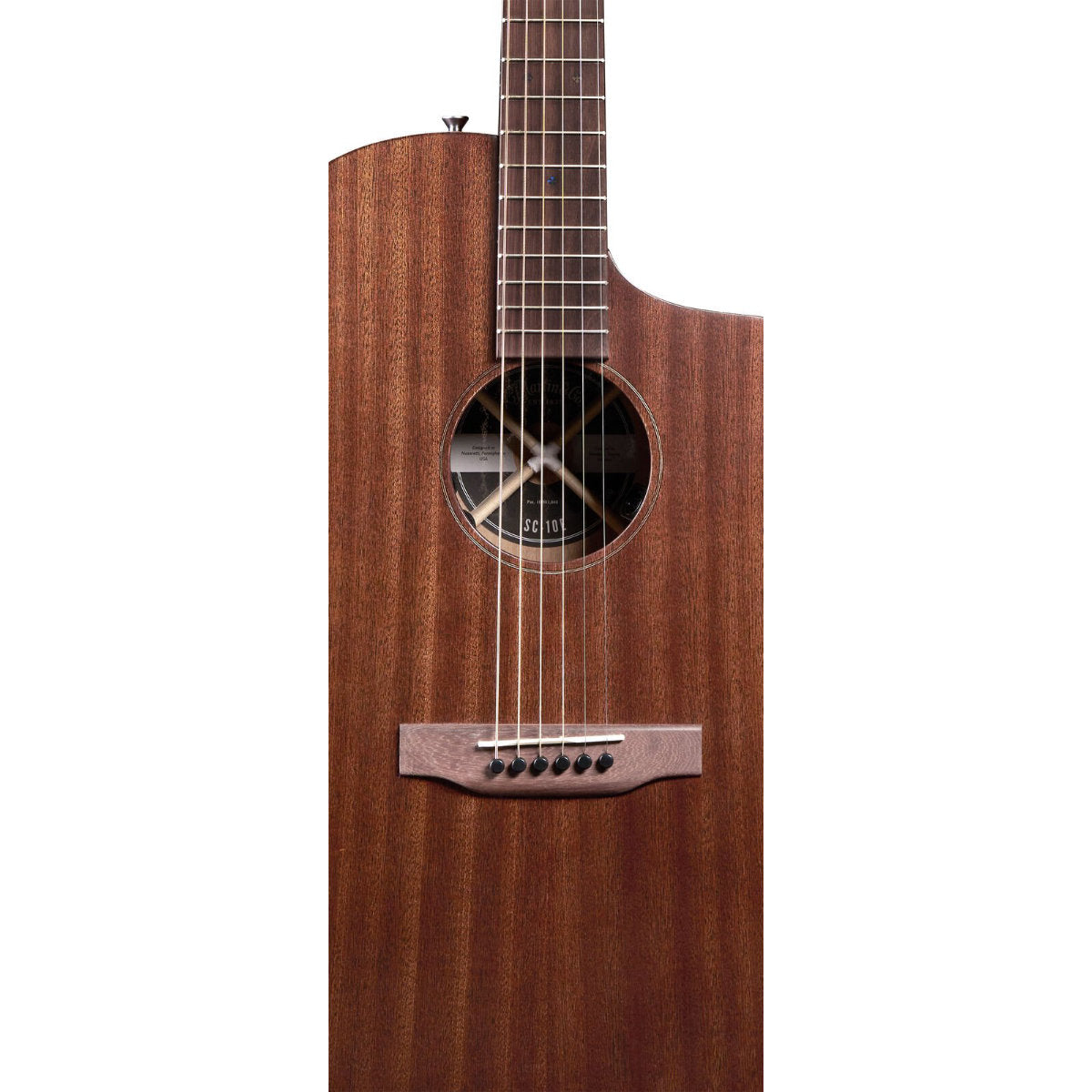 Martin Road Series SC-10E Modern Sapele Acoustic-Electric Guitar