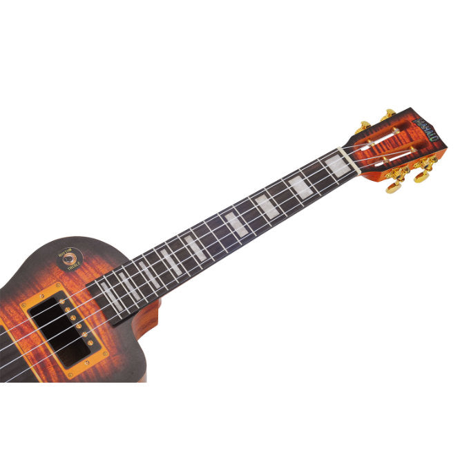 Mahalo MA3EG Artists Elite Series Tenor Ukulele - Electric Guitar Motiff