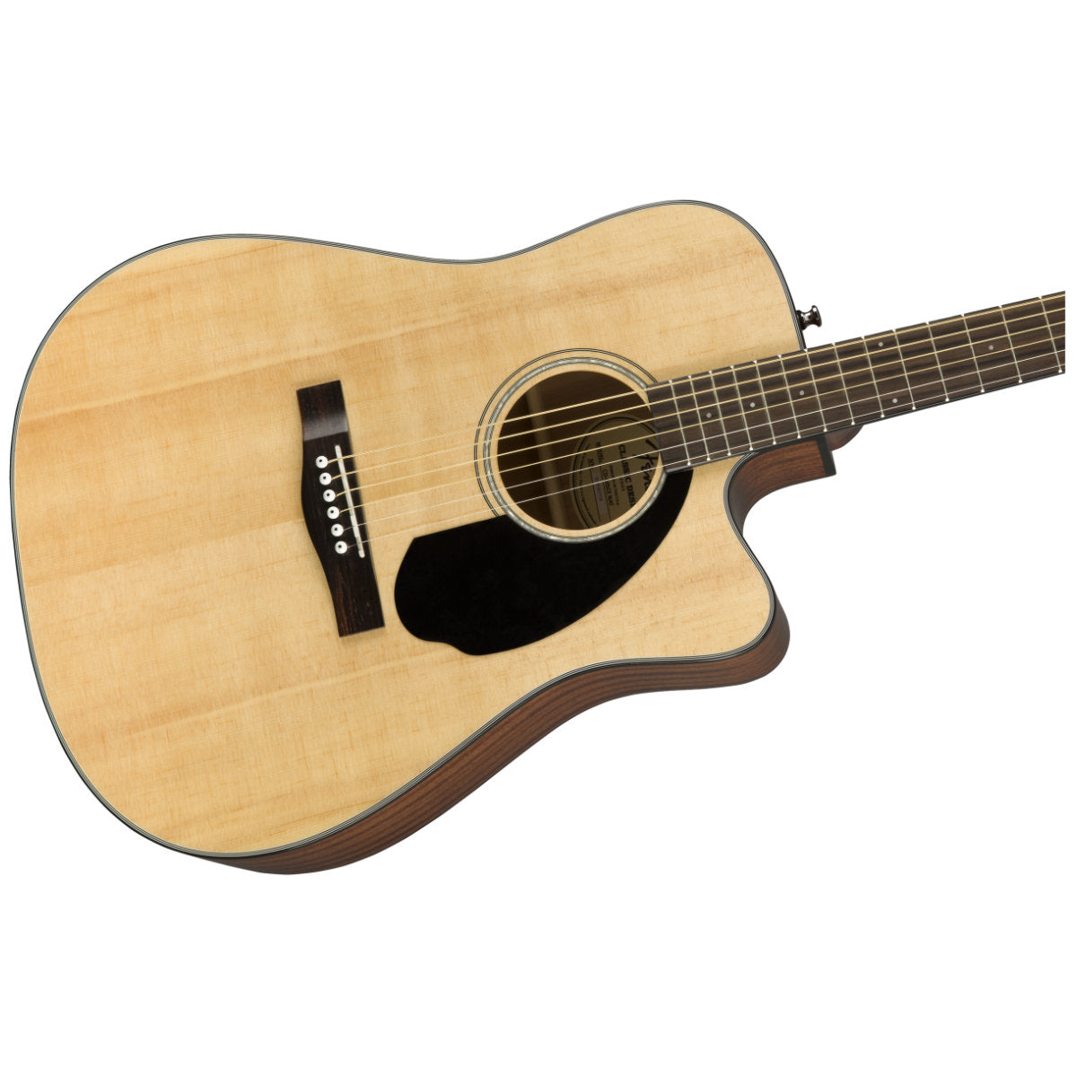 Fender CD-60SCE Solid Top Dreadnought Acoustic-Electric Guitar - Natural