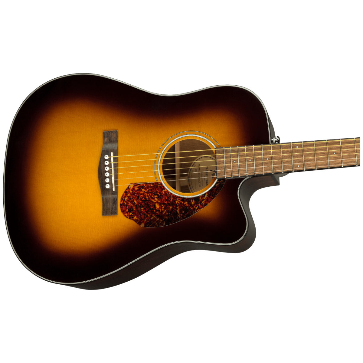 Fender CD-140SCE Dreadnought Acoustic-Electric Guitar - Walnut Fingerboard - Sunburst