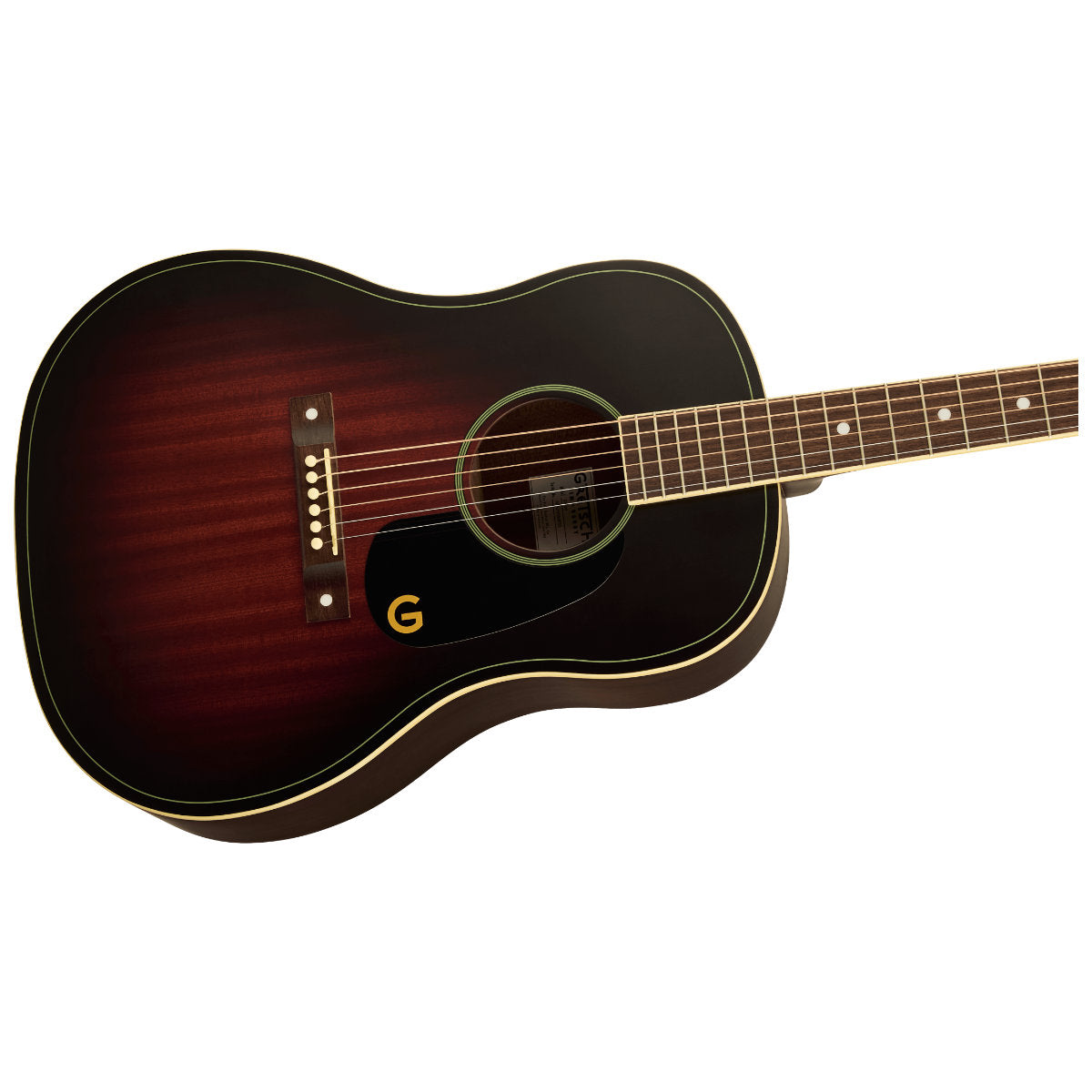 Gretsch Jim Dandy Dreadnought Acoustic Guitar - Walnut Fingerboard - Black Pickguard - Deep Cherry Burst