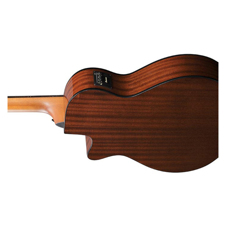 Ibanez Acoustic Bass Series Acoustic-Electric Bass Guitar - Transparent Black Sunburst High Gloss - Natural High Gloss Back and Sides