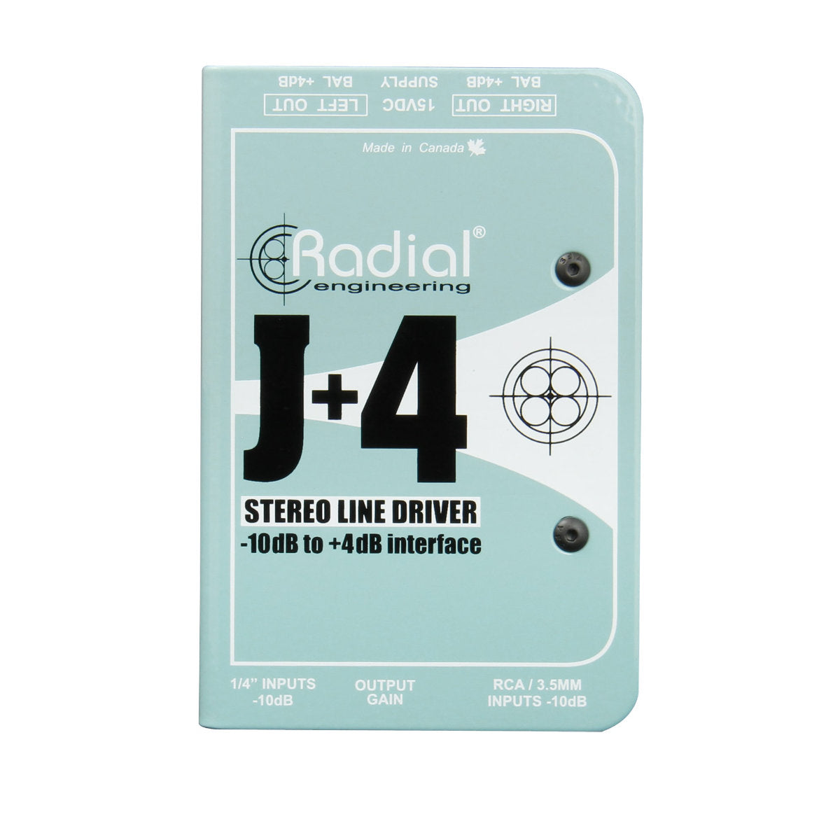 Radial J+4 Stereo Line Driver DI Box